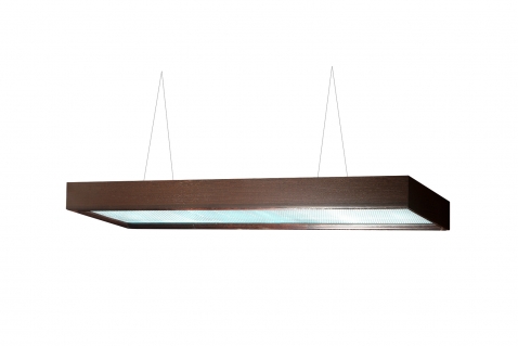 Светильник бильярдный для стола 11-12 футов "Компакт" 300 плоский в дубовом обрамлении